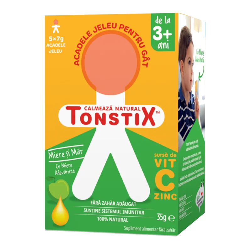 Acadele Jeleu Pentru Gat, Miere Și Mar, Tonstix
