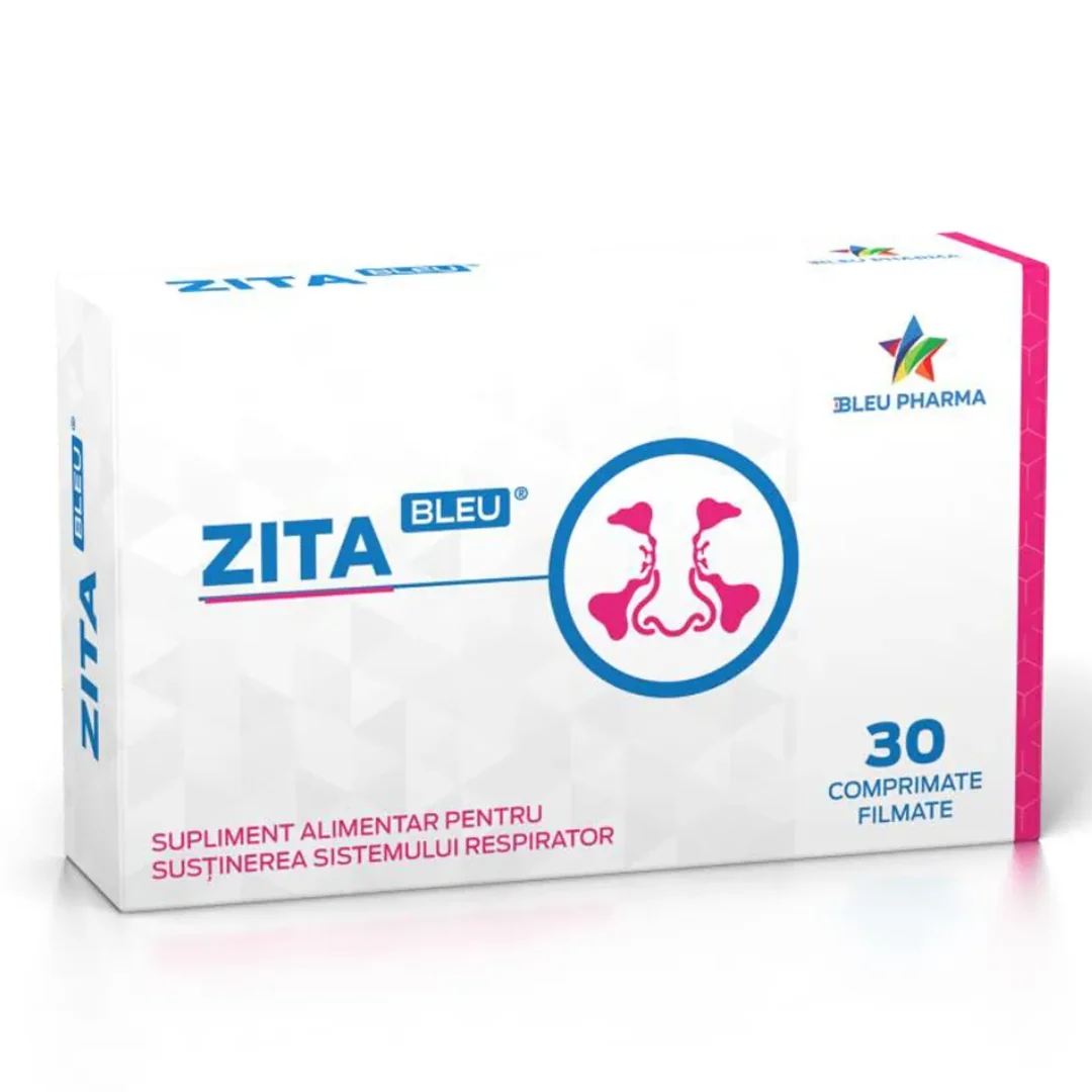 Zita Bleu, 30 Comprimate Filmate, Bleu Pharma