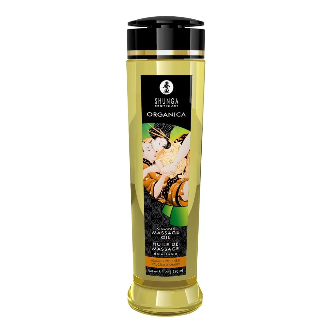 Ulei de Masaj Erotic Organica Almond, 240ml, Shunga Erotic Art