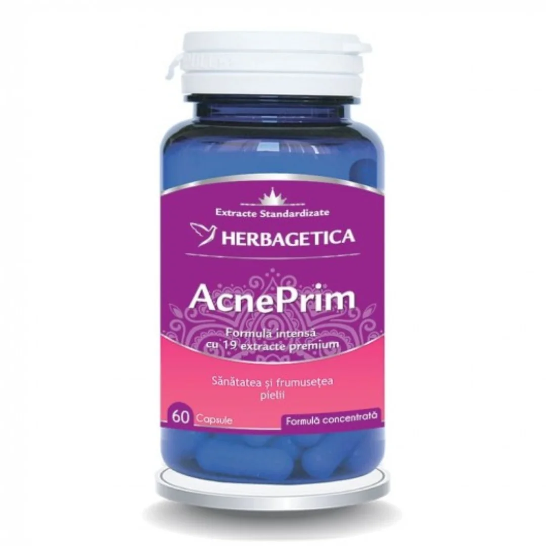 Acneprim, 60 Capsule, Herbagetica