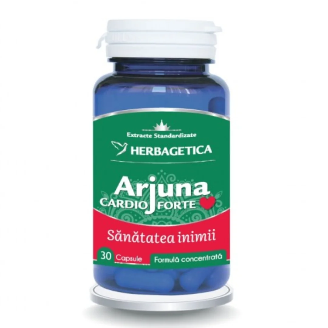 Arjuna Cardio Forte, 30 Capsule, Herbagetica