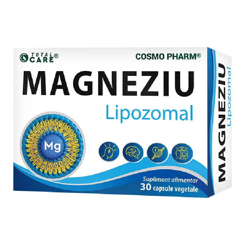 Magneziu Lipozomal, 30 Capsule Vegetale, Cosmo Pharm
