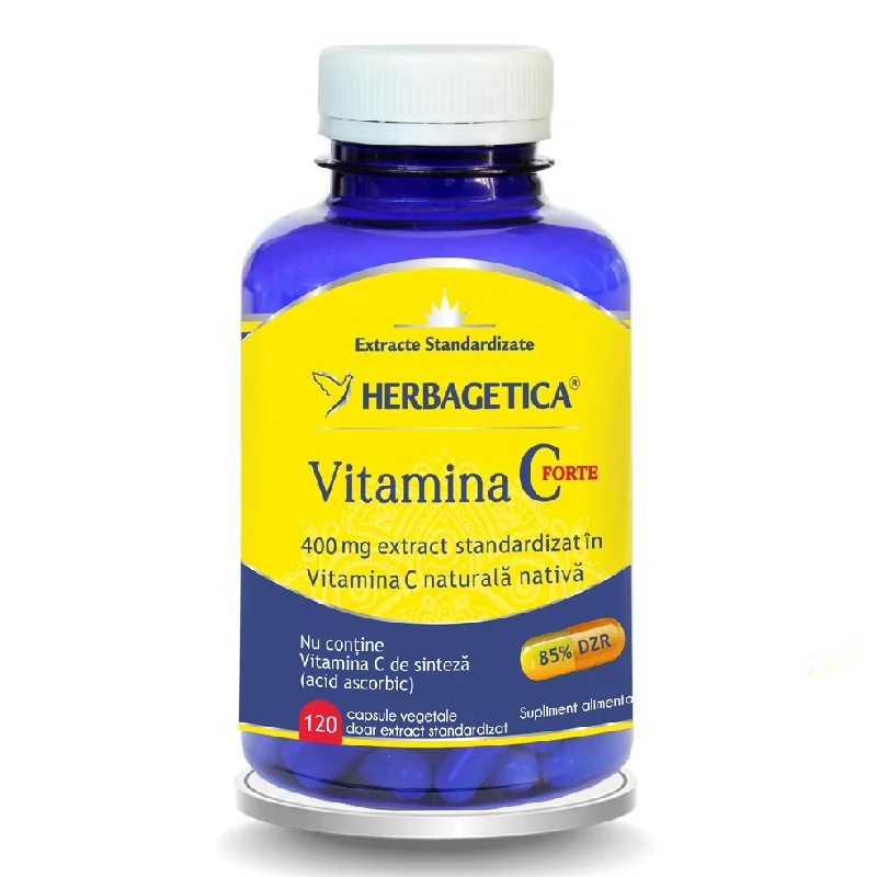 Vitamina C Forte 400 Mg, 120 Capsule, Herbagetica