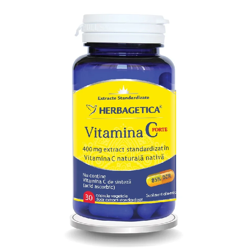 Vitamina C Forte 400 Mg, 30 Capsule, Herbagetica