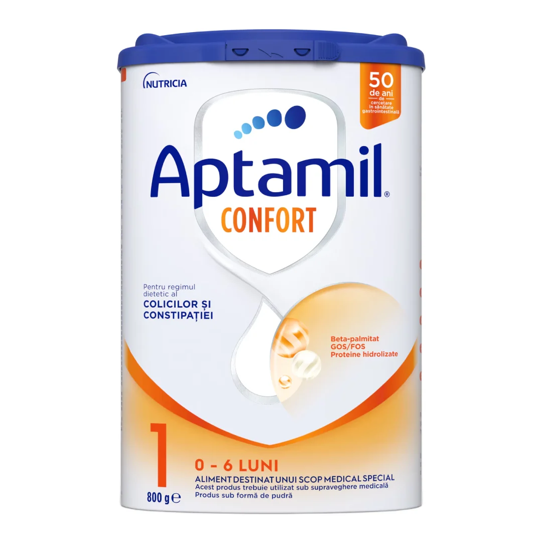 Formula De Lapte Praf Confort 1, 0-6 Luni, 800 G, Aptamil