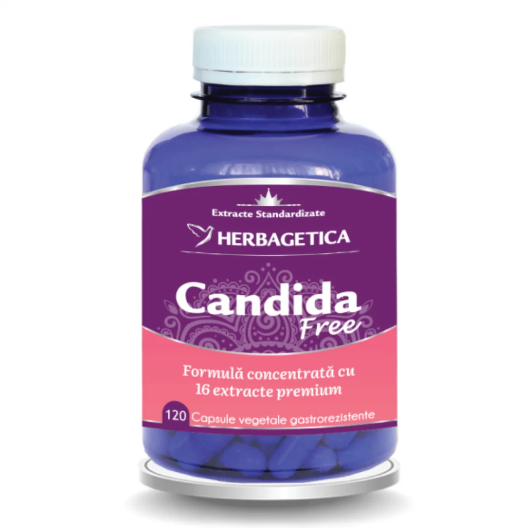 Candida Free, 120 Capsule, Herbagetica