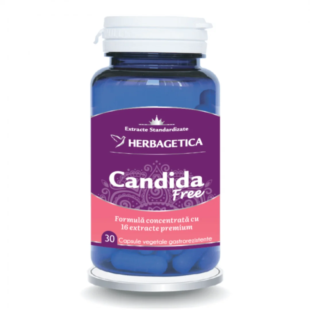 Candida Free 30 Capsule, Herbagetica