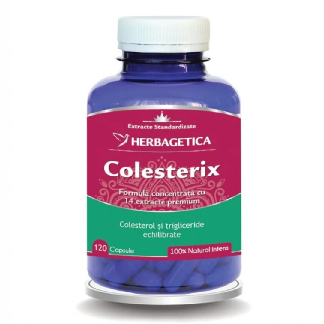 Colesterix, 120 Capsule, Herbagetica
