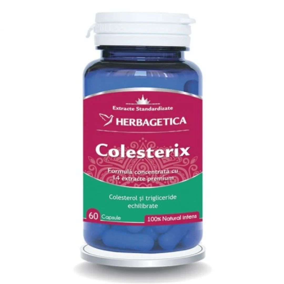 Colesterix, 60 Capsule, Herbagetica