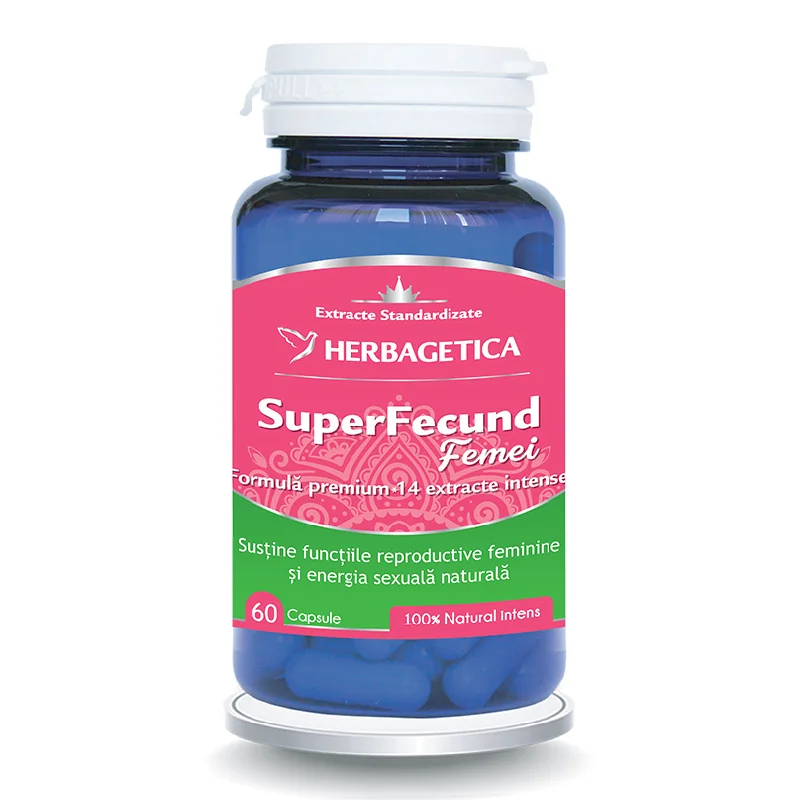 Superfecund Femei, 60 Capsule, Herbagetica