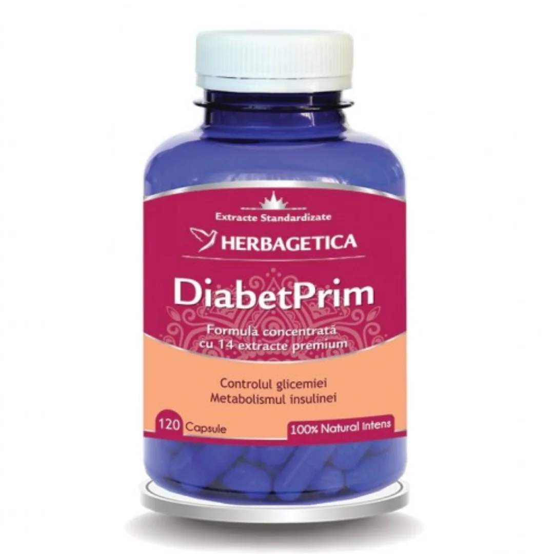 Diabetprim, 120 Capsule, Herbagetica