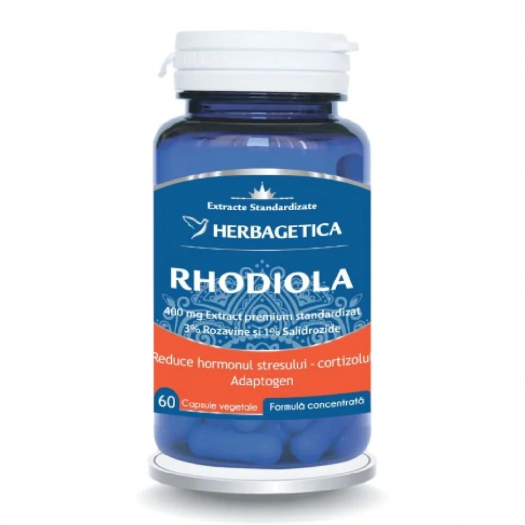 Rhodiola, 60 Capsule, Herbagetica