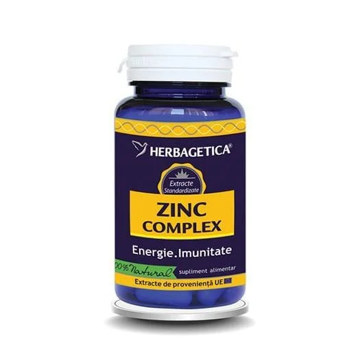 Zinc Complex, 30 Capsule, Herbagetica