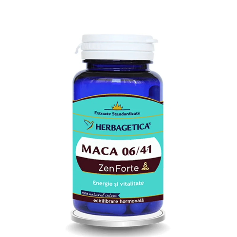 Maca Zen Forte, 60 Capsule, Herbagetica