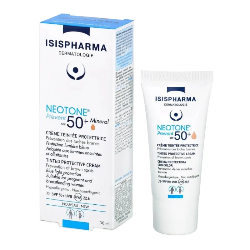 Crema Depigmentantă SPF50+, Medium, Neotone Radiance, 30 Ml, Isispharm