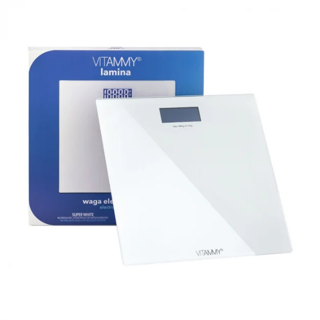 Cantar Corpóral Electronic Lamina, Alb, Pentru Copii Și Adulți, Vitammy