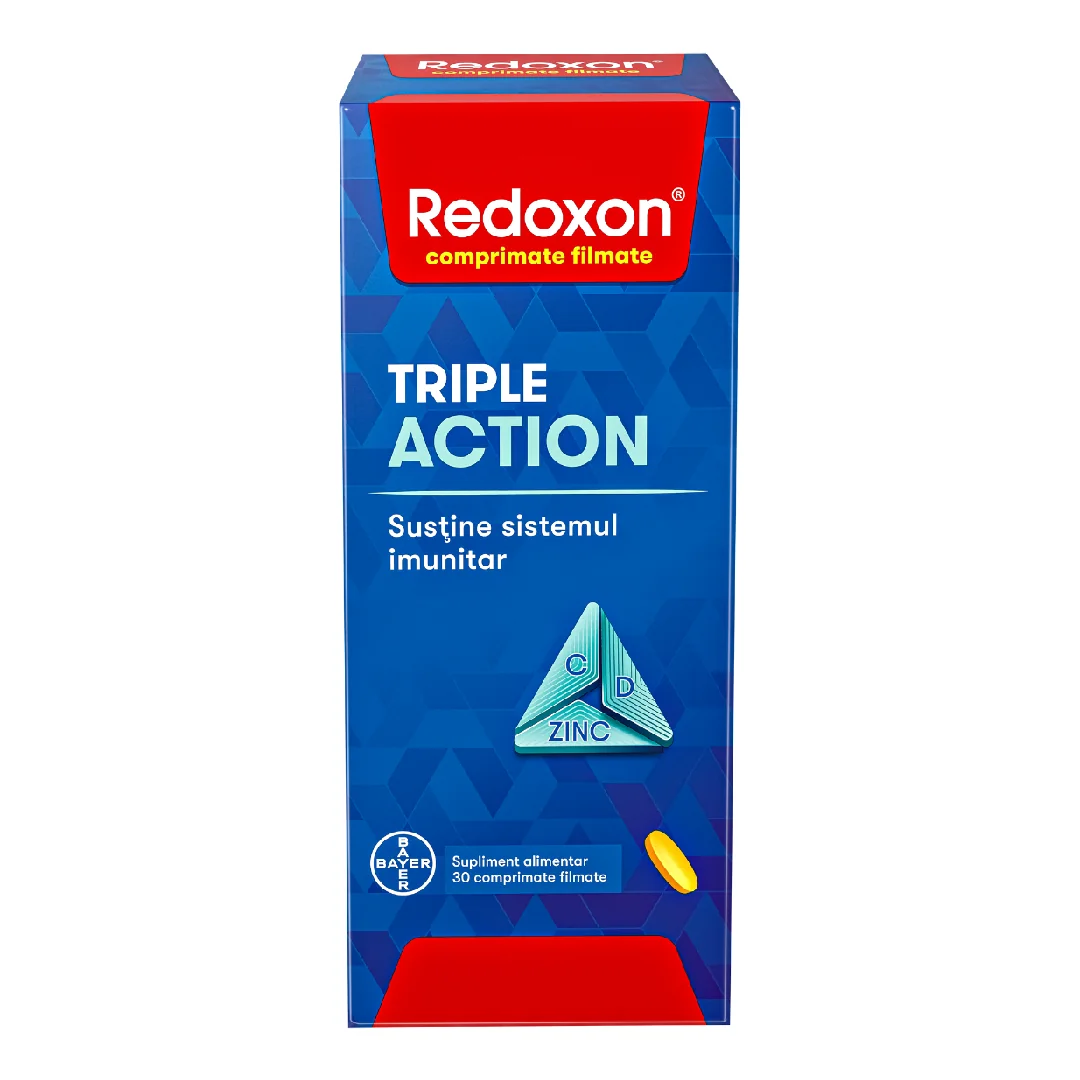 Redoxon Triple Action, 30 Comprimate Filmate, Bayer
