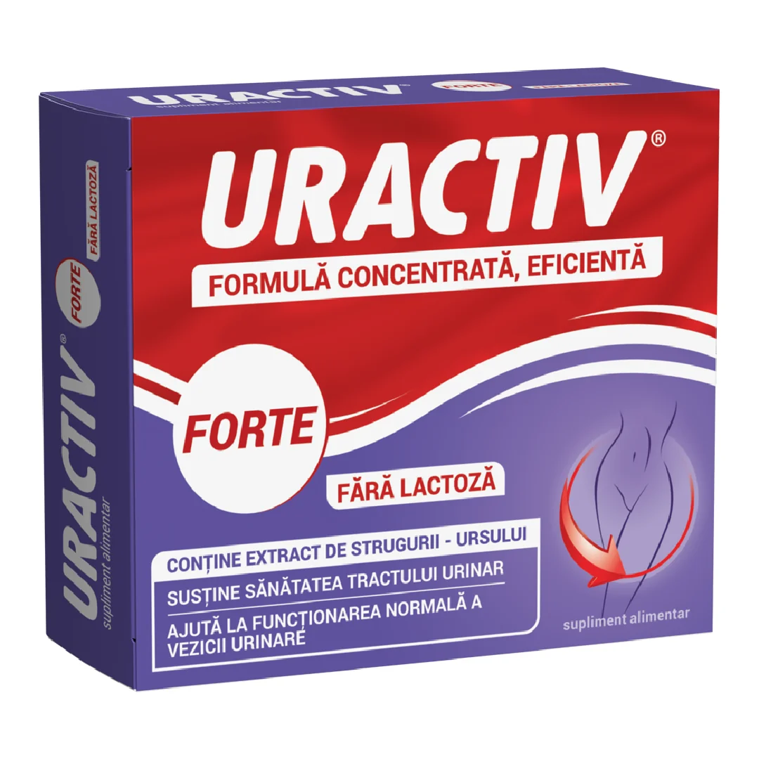 Uractiv Forte Fara Lactoza, 20 Capsule, Terapia