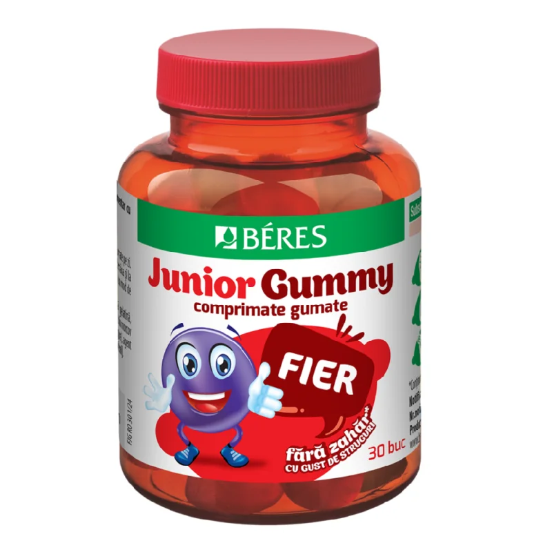 Fier Junior Gummy, 30 Comprimate Gumate, Beres