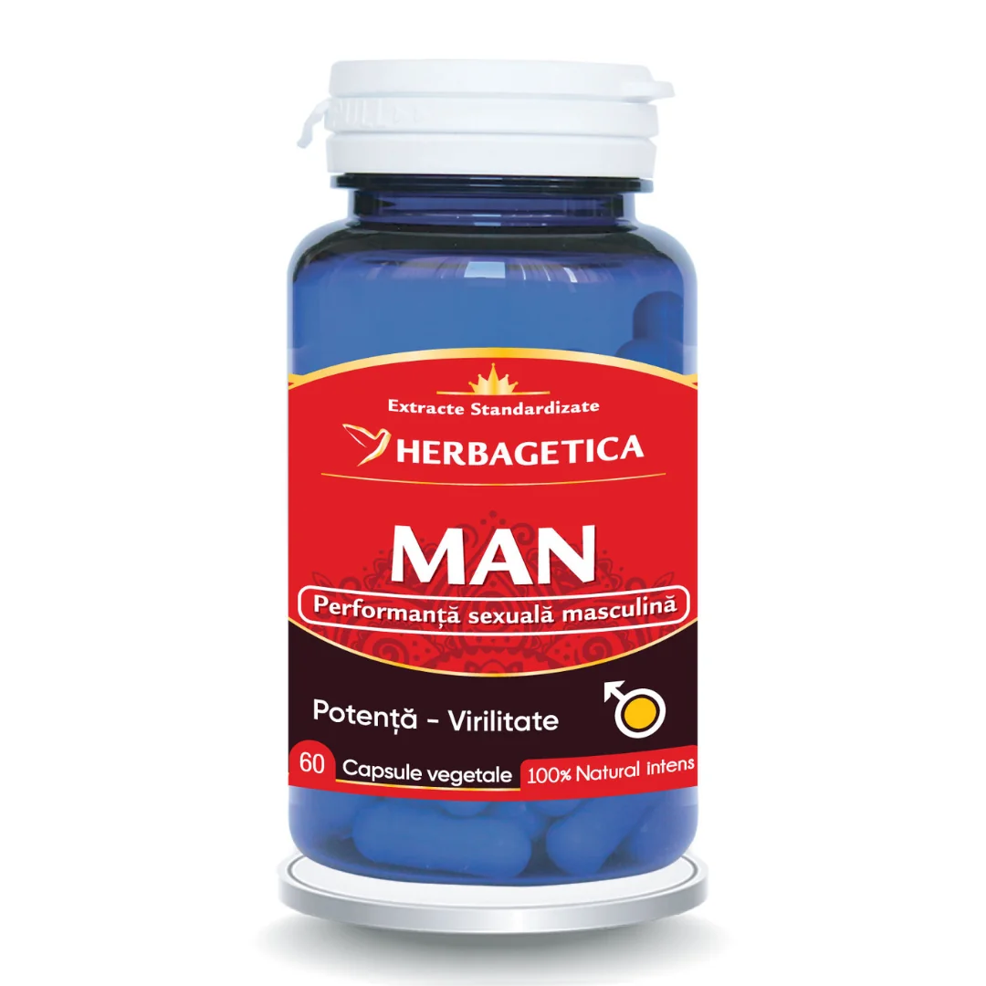 Man, 60 Capsule, Herbagetica