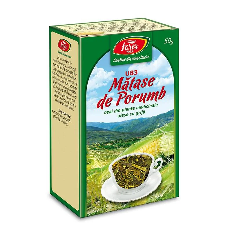 Ceai Mătase Porumb, 50G, Fares