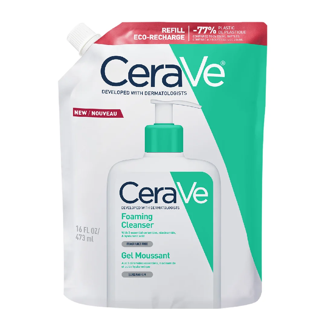 Rezerva Gel De Curatare Spumant Pentru Piele Normal-Grasa, 473 Ml, CeraVe