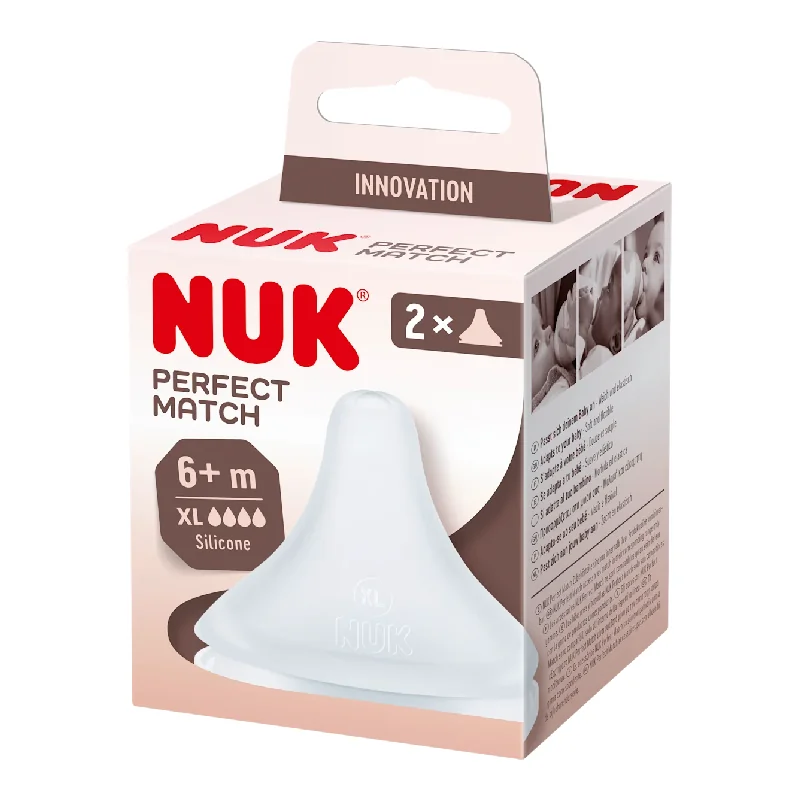 Tetina Silicon Perfect Match U, 2 Bucăți, NUK
