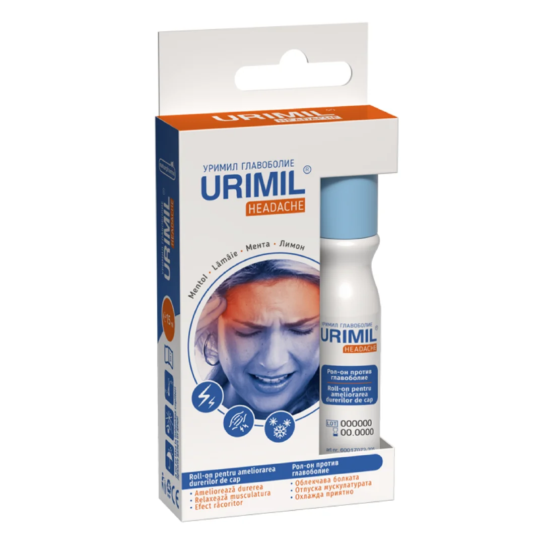 Urimil Headache Roll-On, 15 Ml, Naturpharma