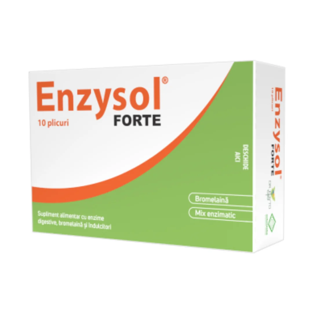 Enzysol Forte, 10 Plicuri, Dr. Phyto
