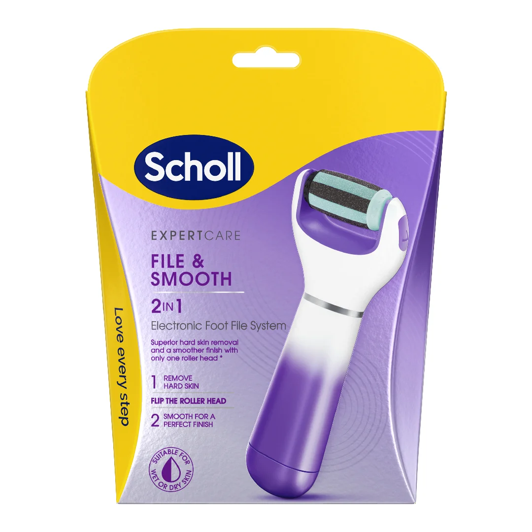 Pila Electrica 2in1 Pentru Picioare, Purple, Scholl