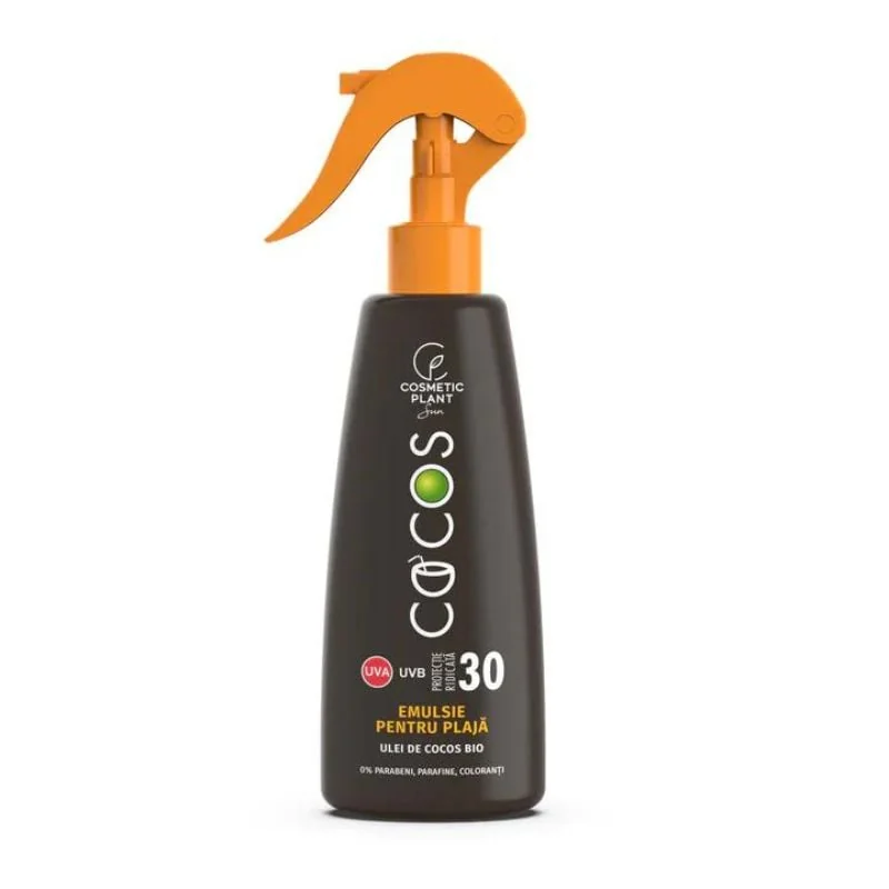 Emulsie Plaja Cocos, SPF30, 200 Ml, Cosmetic Plant
