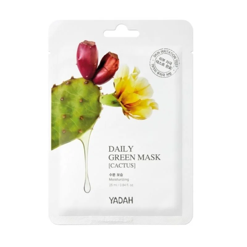 Yadah Daily Green Cactus Face Mask, 25 Ml