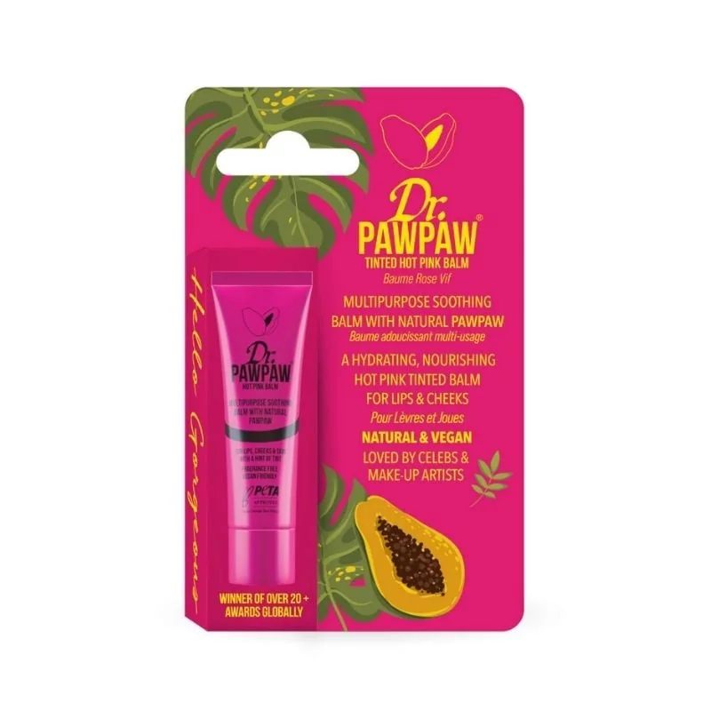 Dr PawPaw Balsam Multifuncțional, Nuanta Hot Pink, 10ml