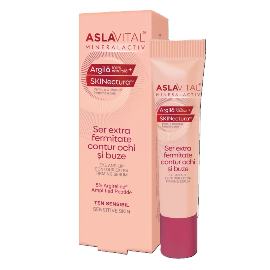 Ser Extra Fermitate, Pentru Contur Ochi și Buze Mineralactiv, 15 Ml, Aslavital