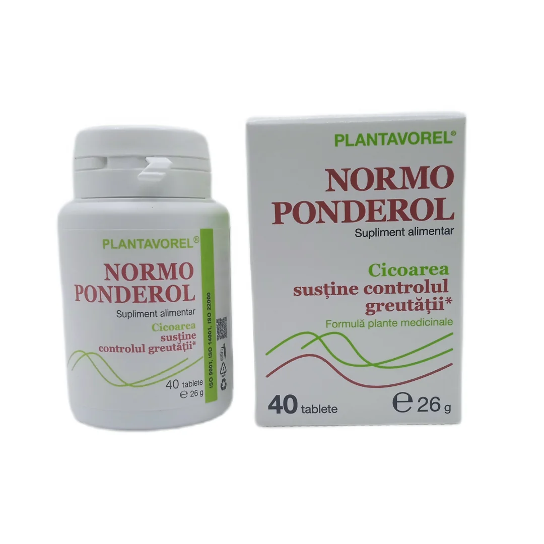 Normoponderol, 40 Comprimate, Plantavorel