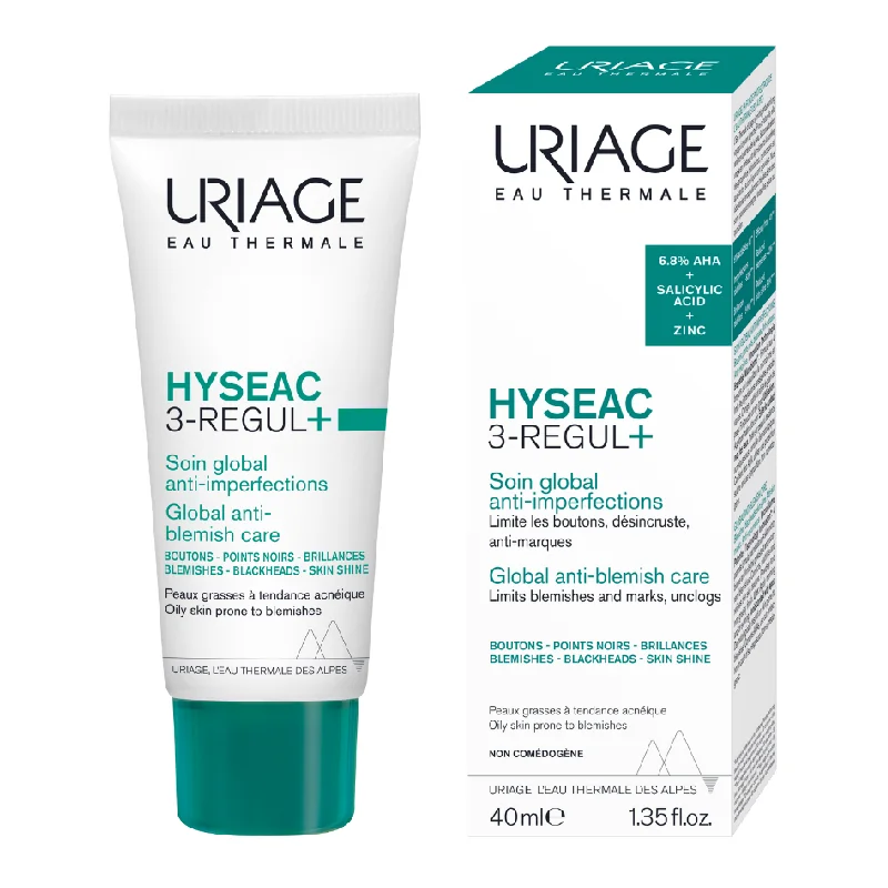 Crema Anti-Acnee 3-Regul+ Hyseac, 40 Ml, Uriage