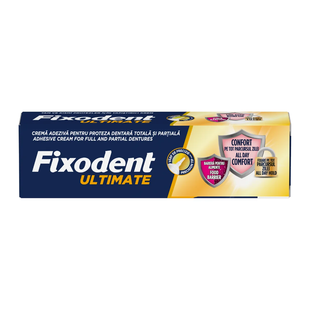Cremă Adezivă Pentru Proteza Dentară Ultimate Fresh, 40G, Fixodent