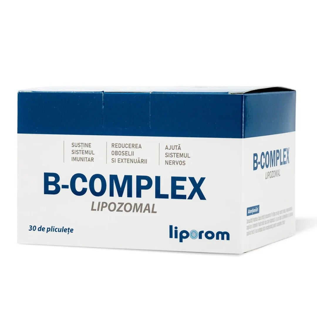 B-Complex Lipozomal, 30 Plicuri, Liporom