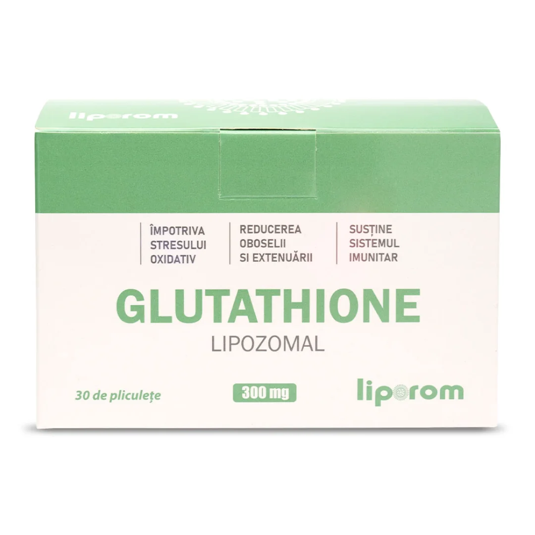 Glutathion Lipozomal 300 Mg, 30 Plicuri, Liporom