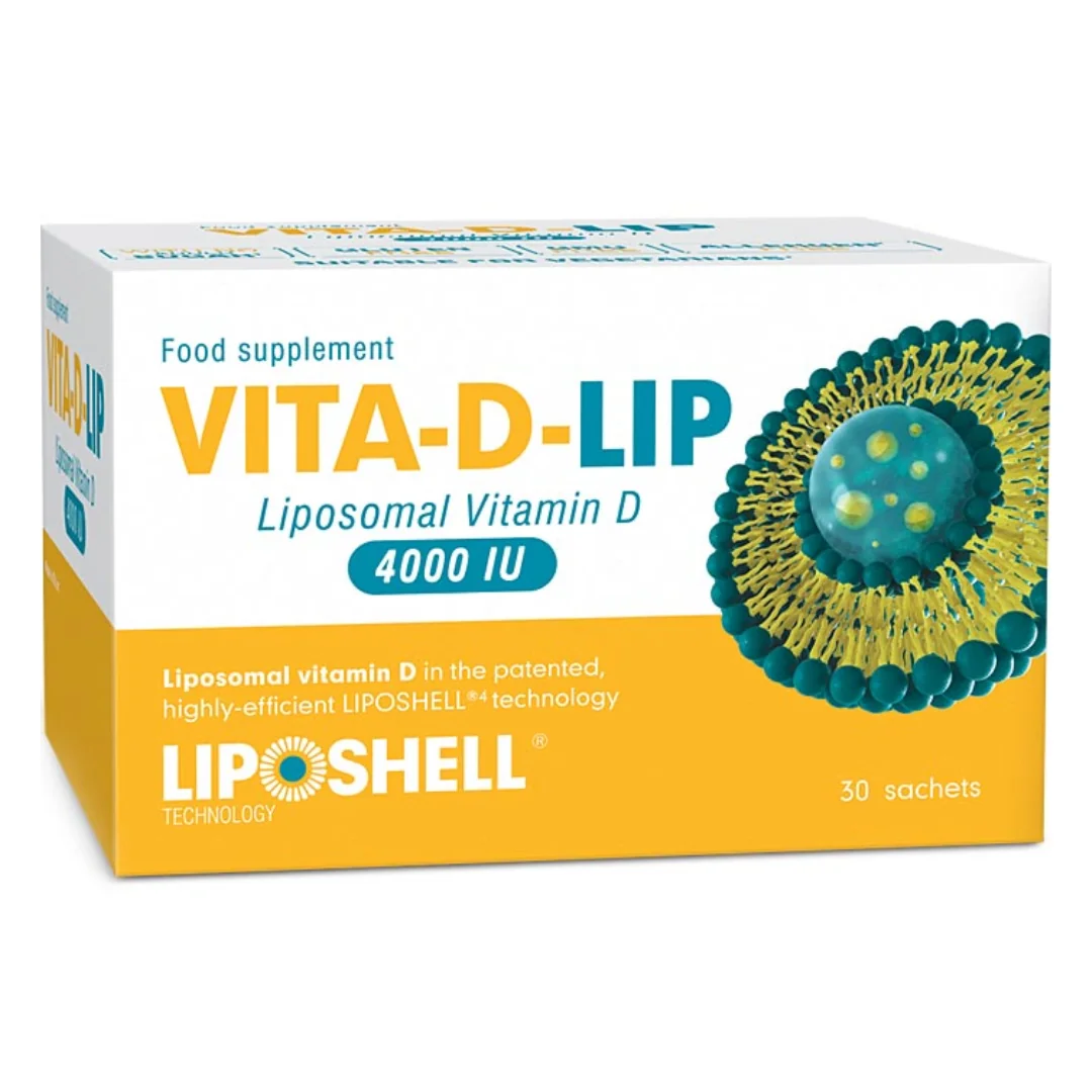 Vitamina D Lipozomală, 4000 UI, 30 Plicuri, Liposhell