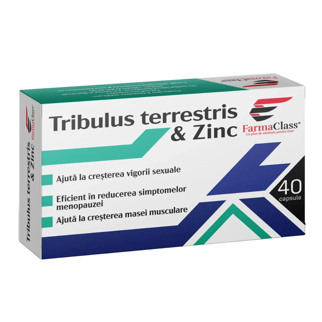 Tribulus Terrestris Zinc, 40 Capsule, Farmacls