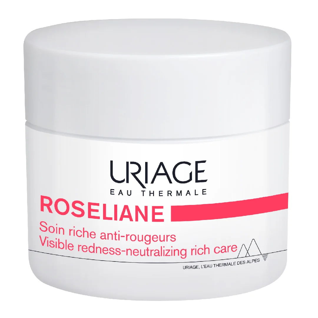 Crema Anti-Roșeață Pentru Ten Uscat Roseliane, 50 Ml, Uriage