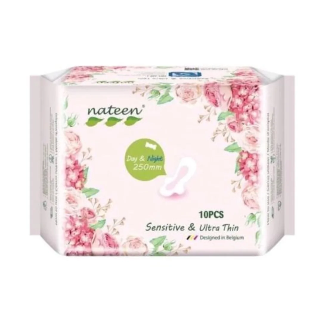 Absorbante Sensitive Day, 10 Bucati, Nateen