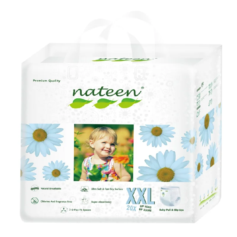 Scutece Pants Premium Line, 3D Flex&Fit, 15kg+, Nr.6, 20 Bucăți, Nateen