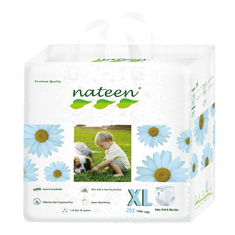 Scutece Pants Premium Line, 3D Flex&Fit, Nr.5, 12-17Kg, 20 Bucăți, Nateen