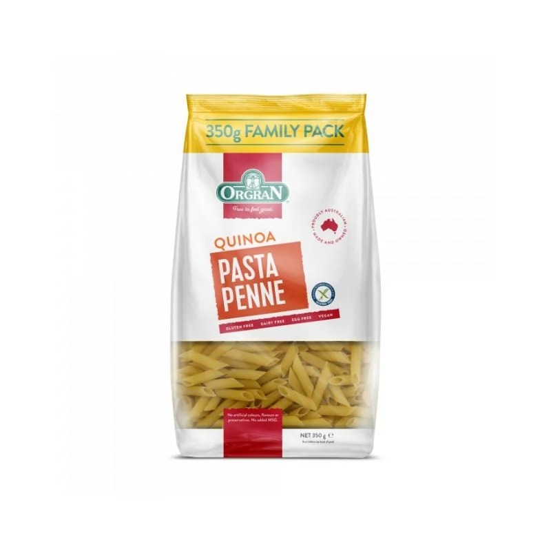 Paste Penne Din Quinoa Fara Gluten, 350G, ORGRAN