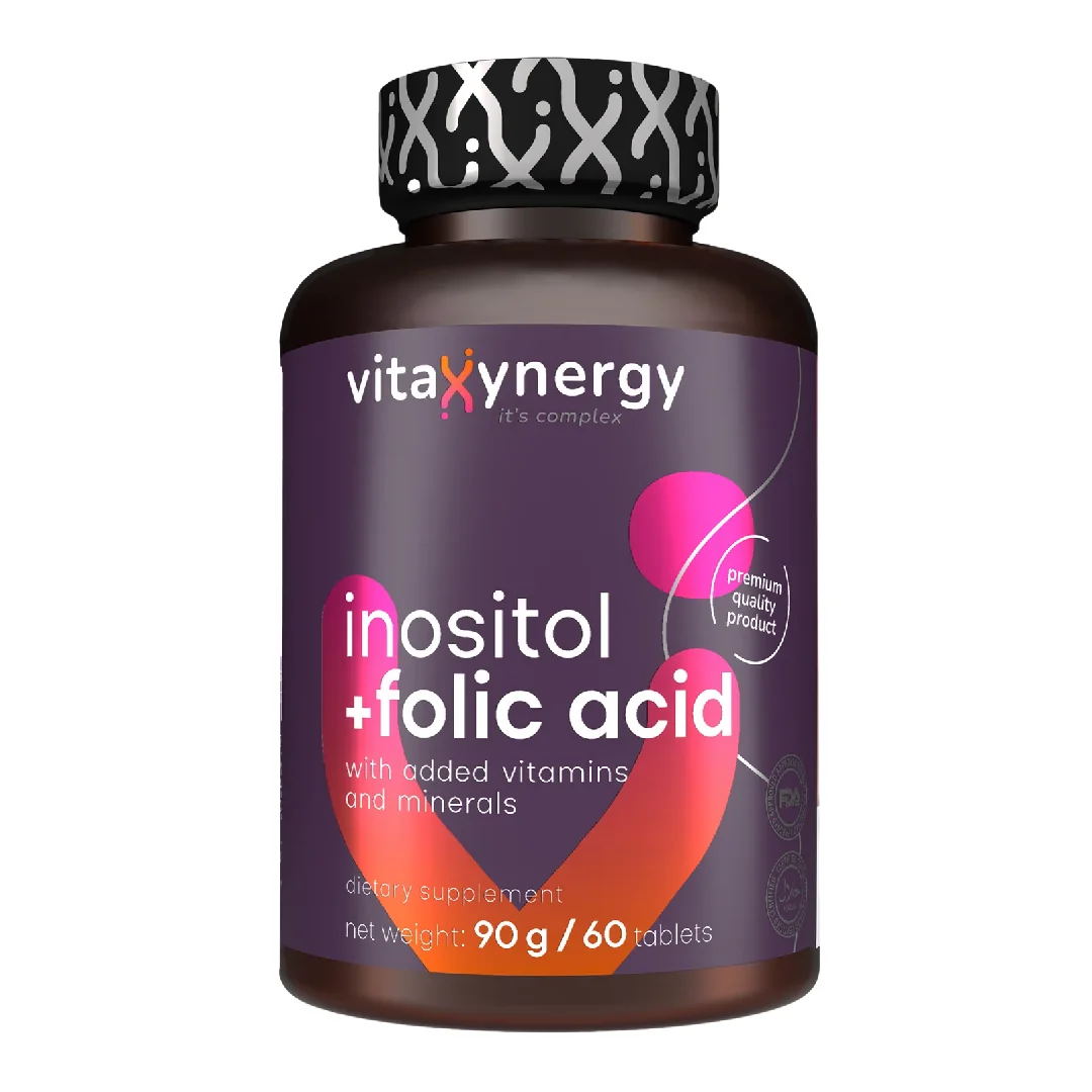 Inositol + Acid Folic, 60 Tablete, Vitaxyenergy