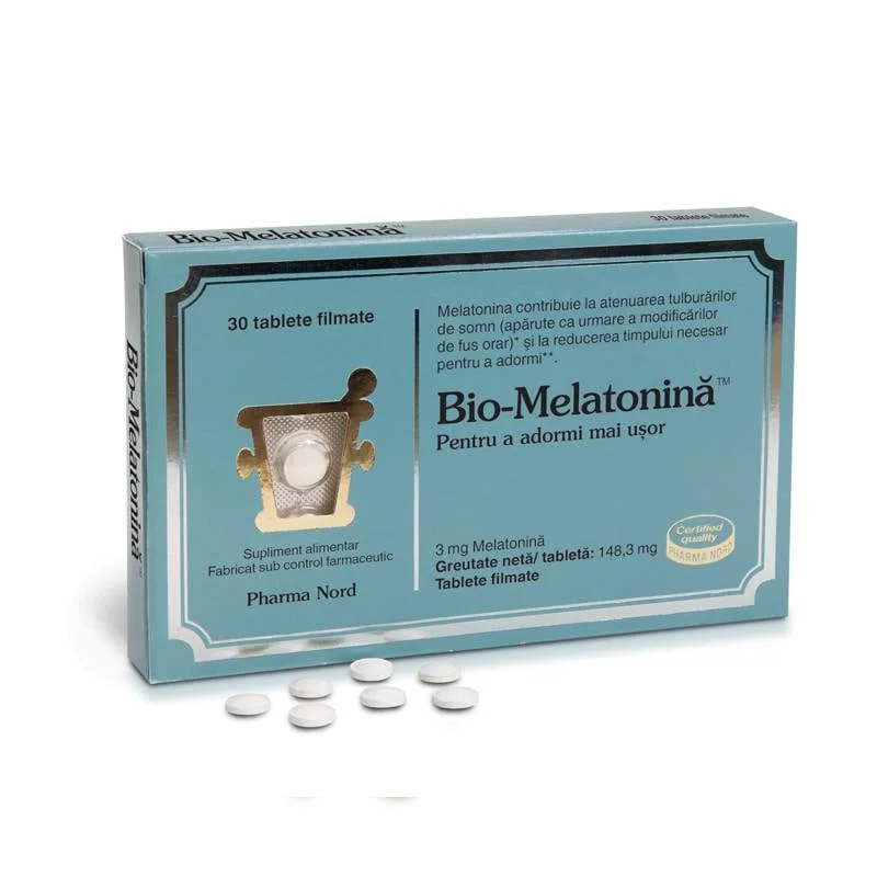 Pharma Nord Bio Melatonina, 30 Tablete Filmate