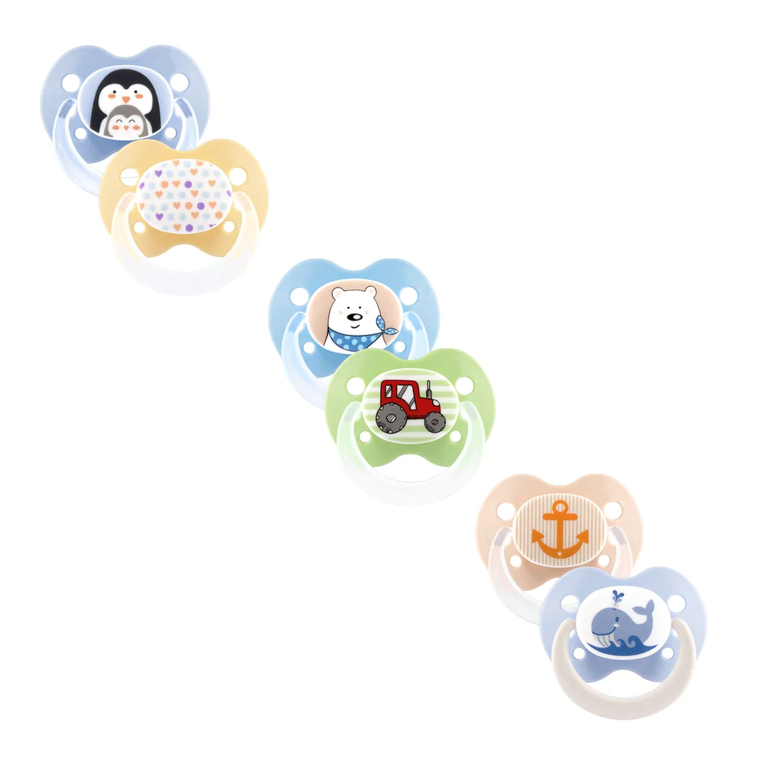 Suzeta Din Silicon Ortodontica, 6-18 Luni, 2 Bucati, Diverse Modele, Baby Nova