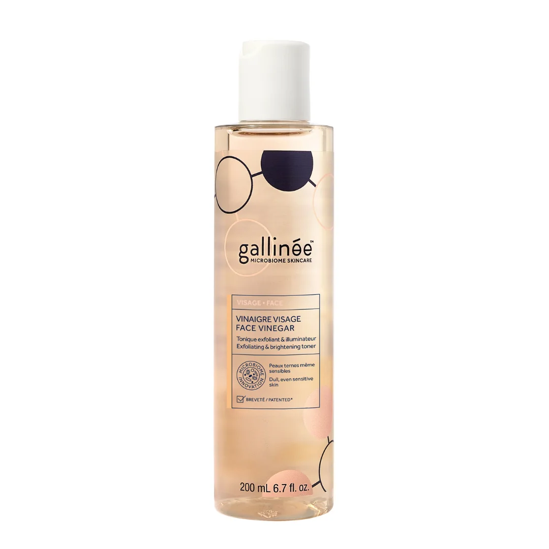 Lotiune Tonică Exfoliantă Și Iluminatoare Vinegar, 200 Ml, Gallinee